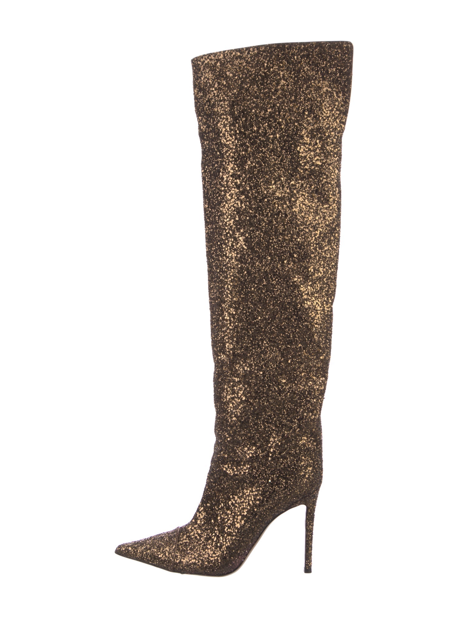 Alexandre Vauthier Glitter Glitter Accents Boots