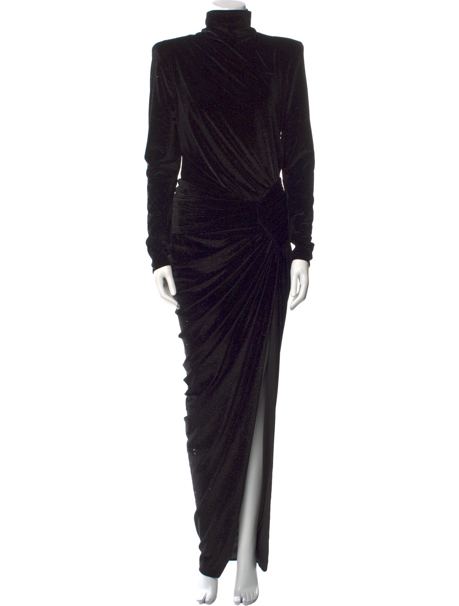 Alexandre Vauthier Turtleneck Long Dress