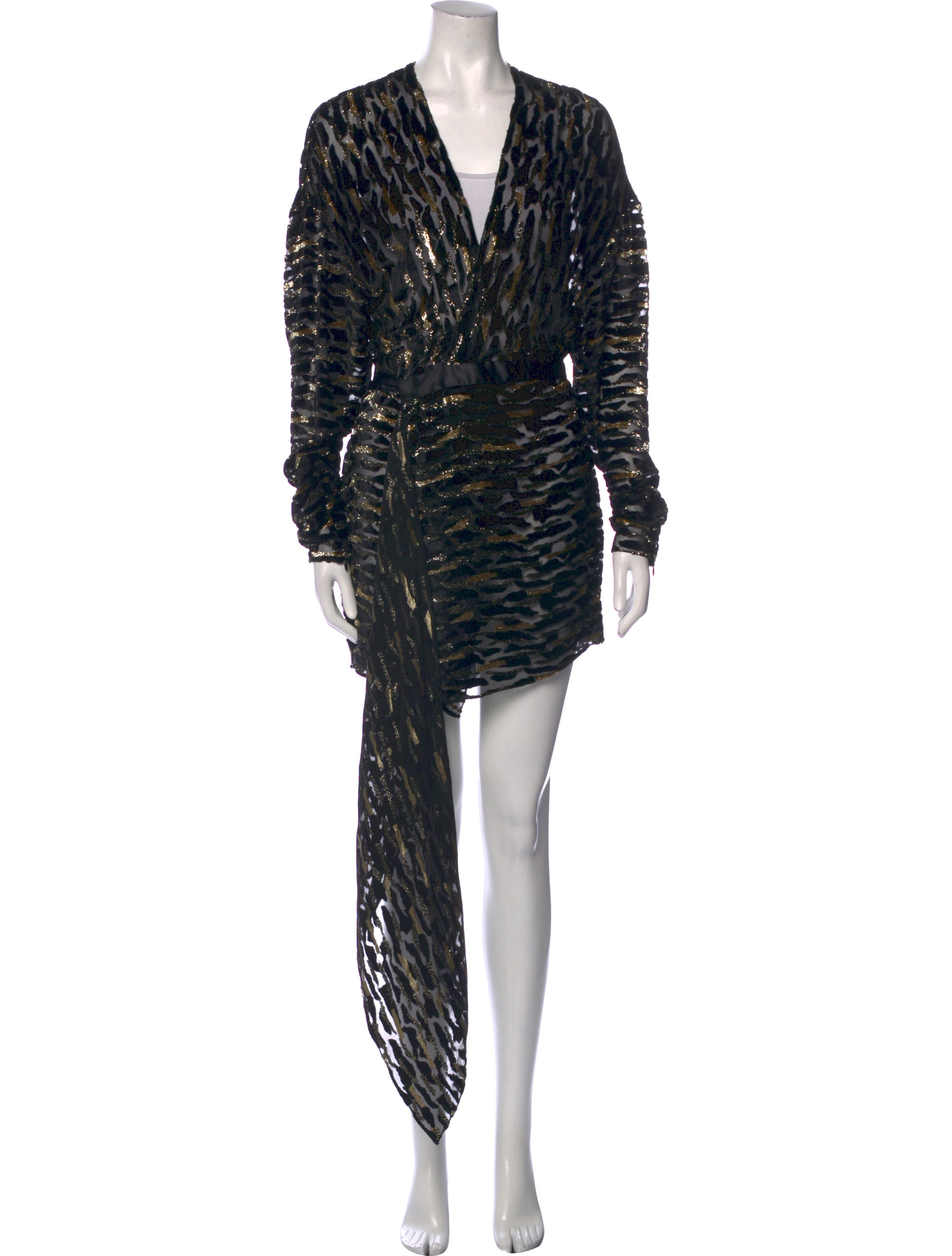 Alexandre Vauthier Silk Mini Dress w/ Tags