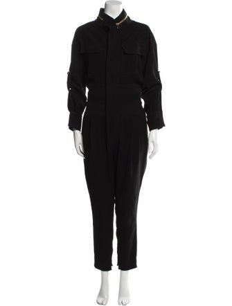 Alexandre Vauthier Mock Neck Jumpsuit