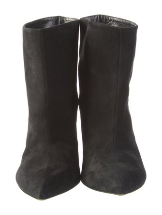 Alexandre Vauthier Suede Plaid Print Boots
