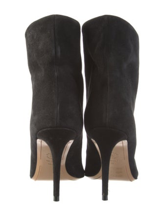 Alexandre Vauthier Suede Plaid Print Boots