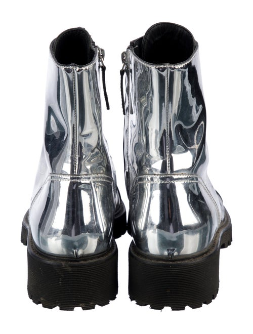Alexandre Vauthier Patent Leather Combat Boots
