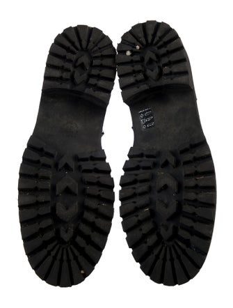 Alexandre Vauthier Patent Leather Combat Boots