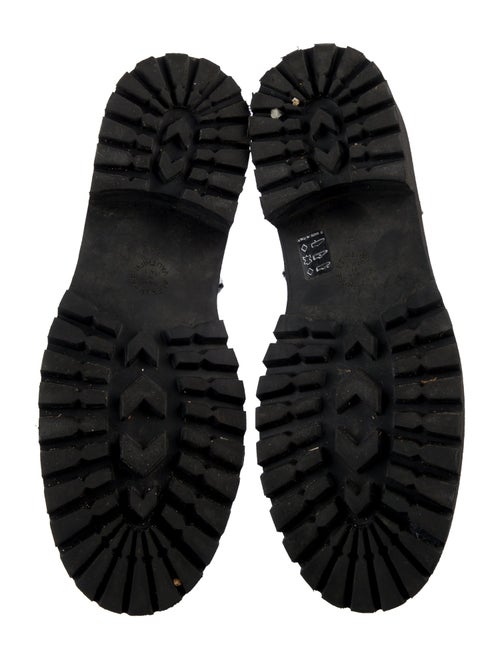 Alexandre Vauthier Patent Leather Combat Boots