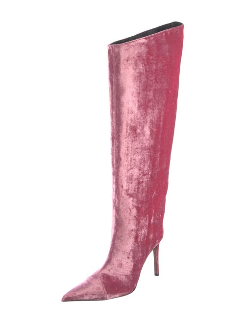 Alexandre Vauthier Velvet Boots