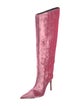Alexandre Vauthier Velvet Boots