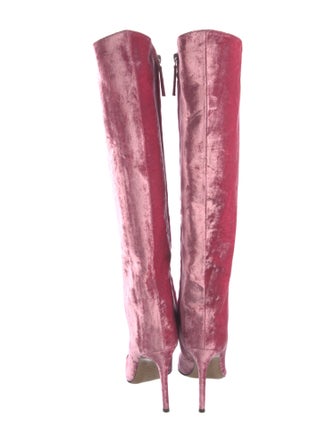 Alexandre Vauthier Velvet Boots
