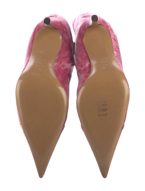 Alexandre Vauthier Velvet Boots