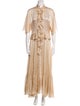 Alexandre Vauthier Silk Long Dress