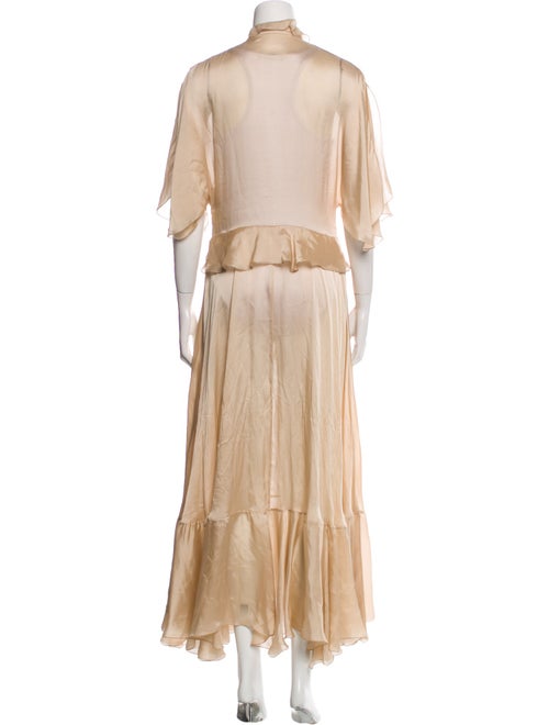 Alexandre Vauthier Silk Long Dress