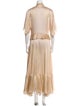 Alexandre Vauthier Silk Long Dress
