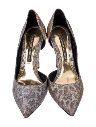 Alexandre Vauthier Alexandre Vauthier cloth leopard heels Animal Print D'Orsay Pumps
