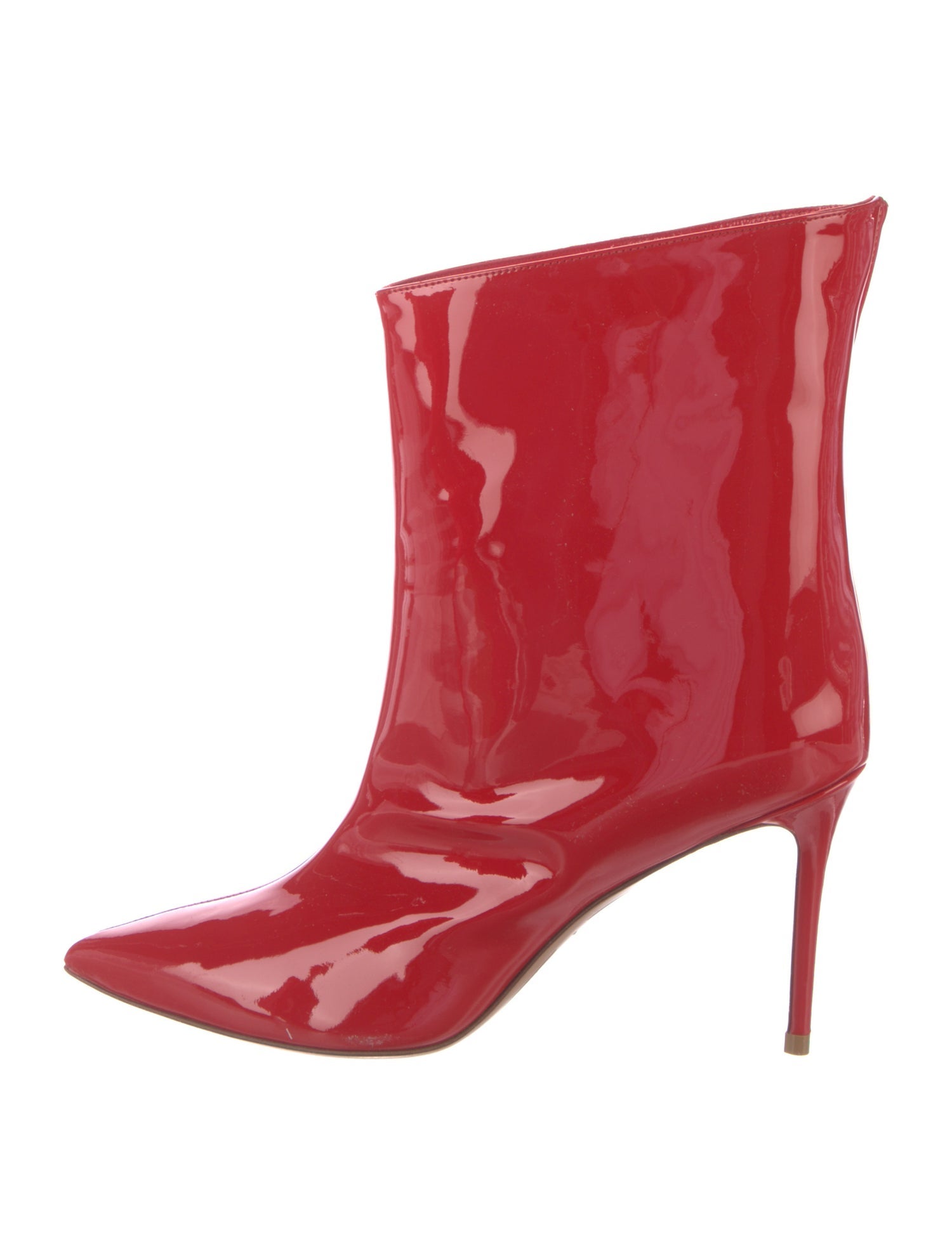 Alexandre Vauthier Patent Leather Western Boots