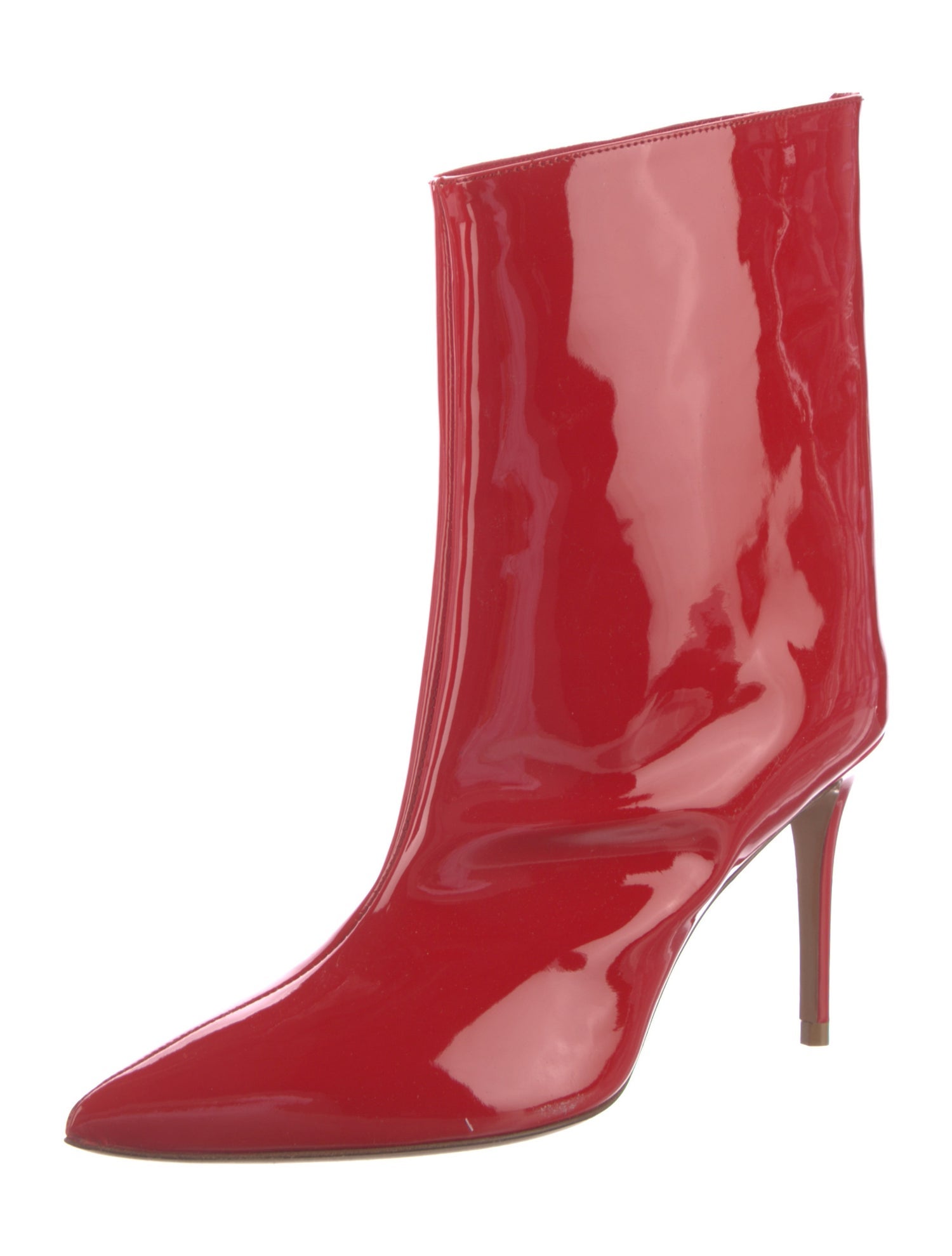 Alexandre Vauthier Patent Leather Western Boots