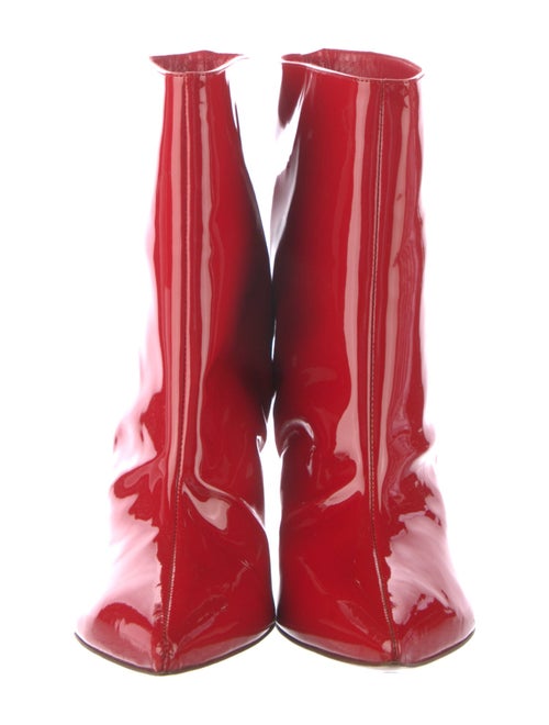 Alexandre Vauthier Patent Leather Western Boots
