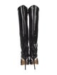 Alexandre Vauthier Patent Leather Lace-Up Boots