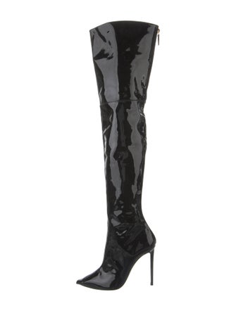 Alexandre Vauthier Patent Leather Boots