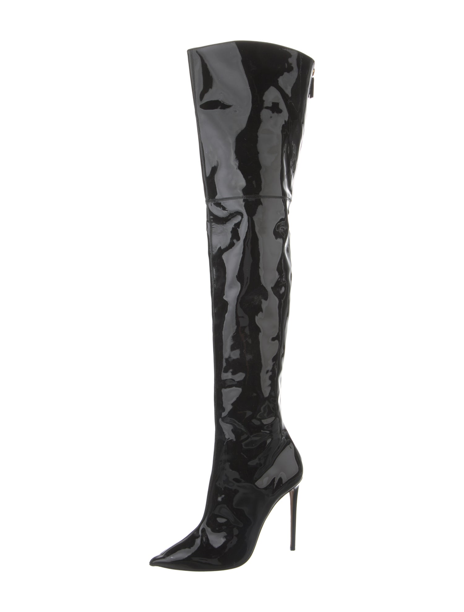 Alexandre Vauthier Patent Leather Boots