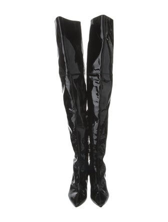 Alexandre Vauthier Patent Leather Boots