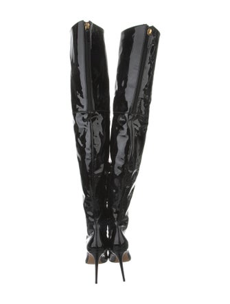 Alexandre Vauthier Patent Leather Boots