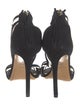 Alexandre Vauthier Mesh Colorblock Pattern Sandals