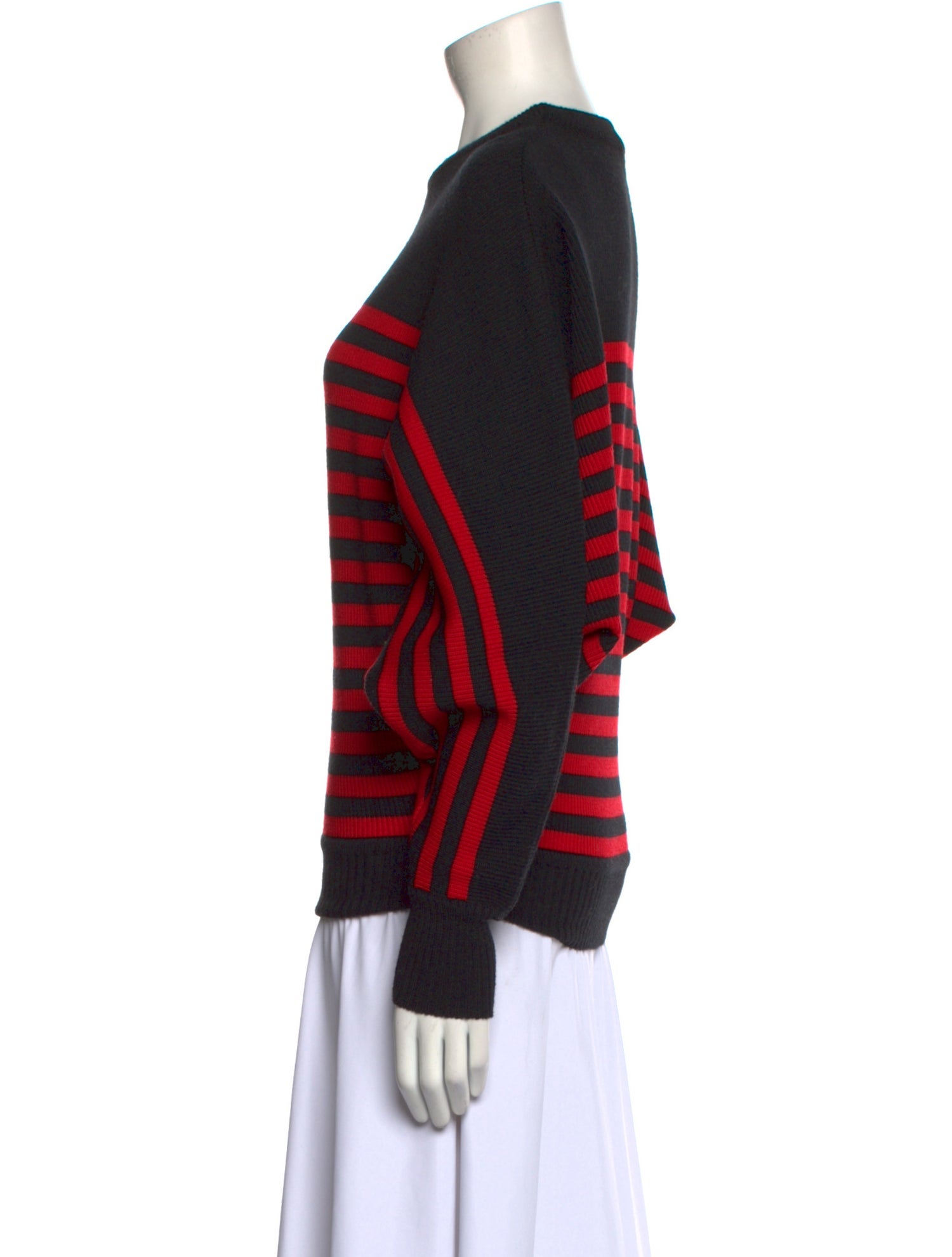 Alexandre Vauthier Wool Striped Sweater