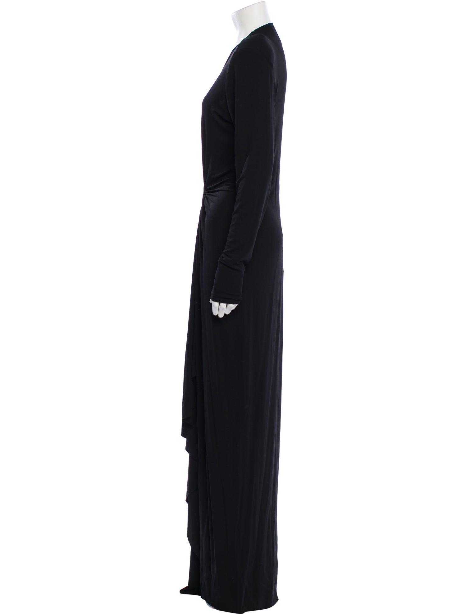 Alexandre Vauthier V-Neck Long Dress