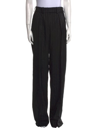 Alexandre Vauthier Wool Wide Leg Pants