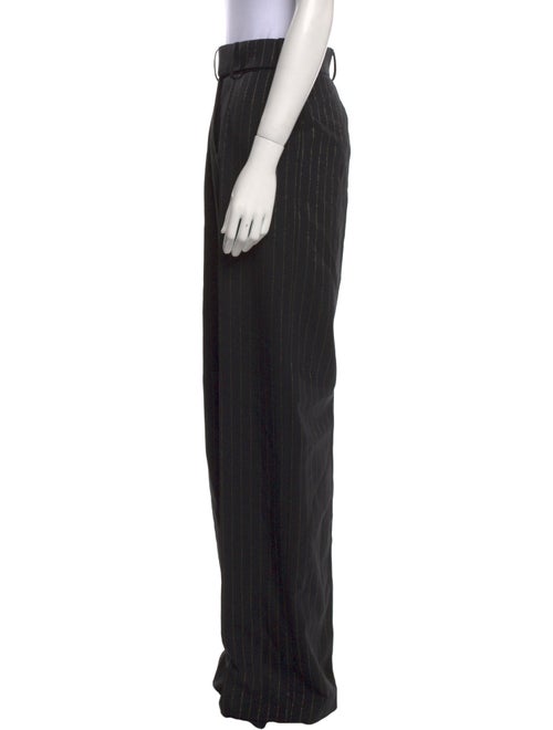 Alexandre Vauthier Wool Wide Leg Pants