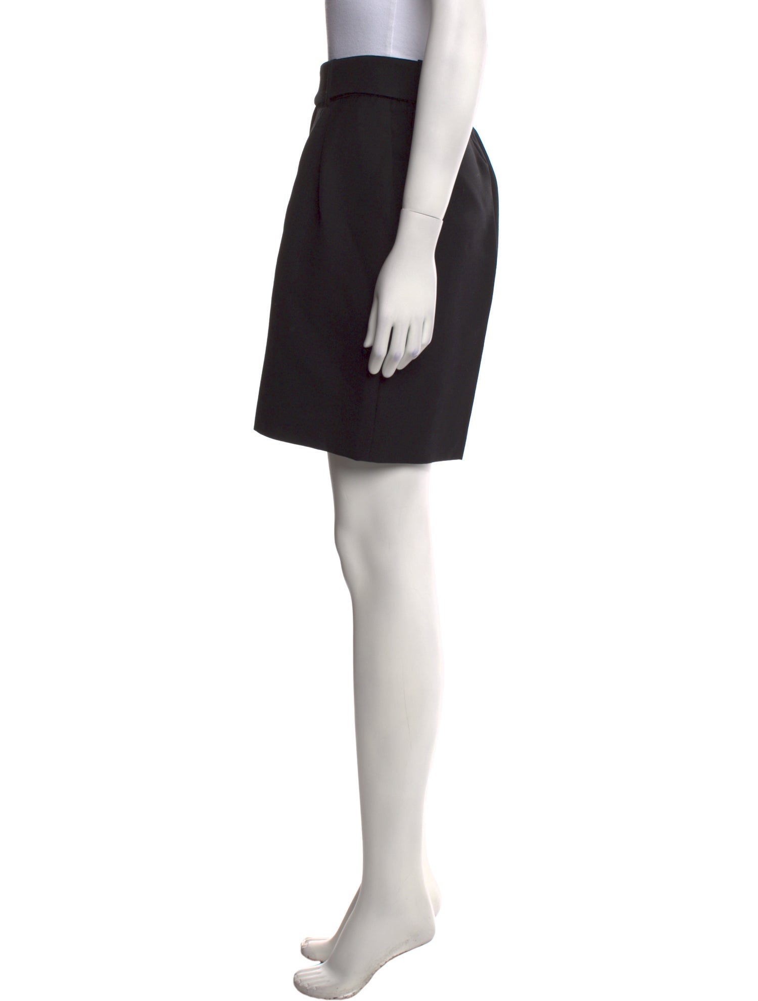 Alexandre Vauthier Wool Mini Shorts