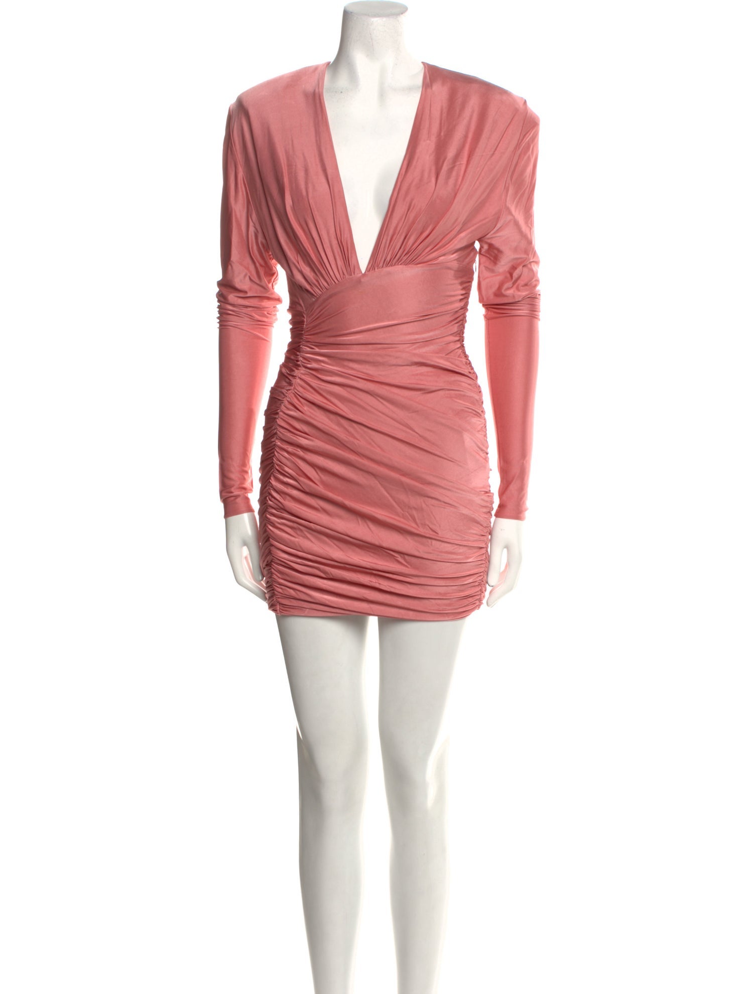 ALEXANDRE VAUTHIER 233SK1952CINNABARRED 関税送料込 Alexandre Vauthier ワイドショルダーニットドレス 通販 - FARFETCH