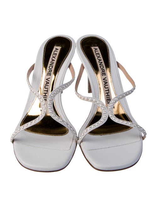 Alexandre Vauthier Leather Beaded Accents