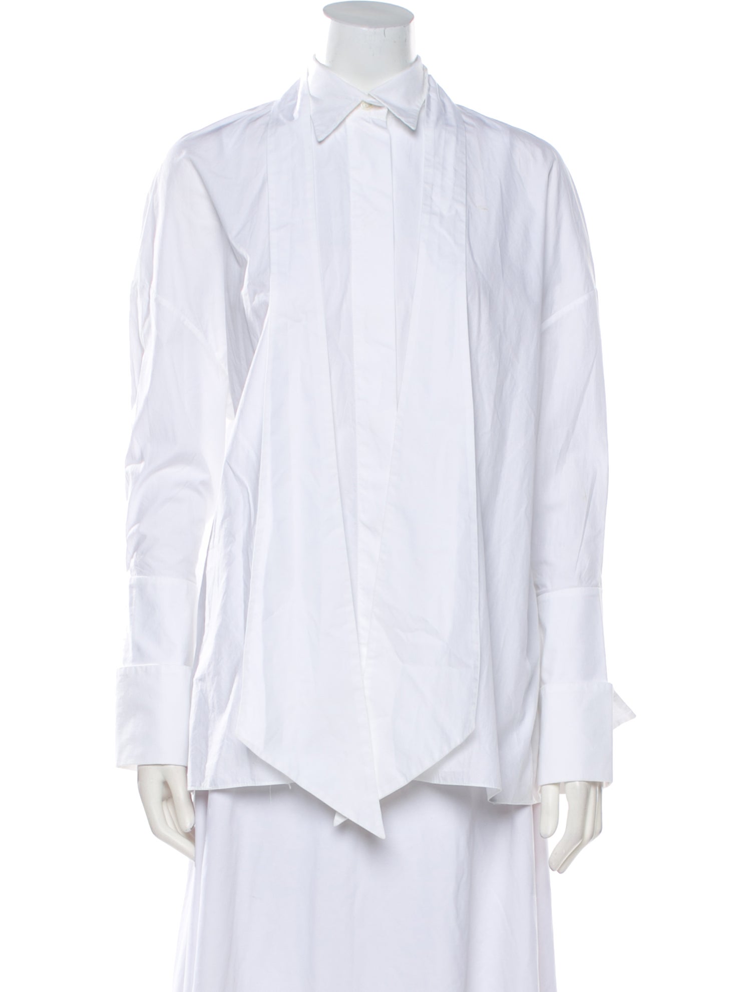 Alexandre Vauthier Long Sleeve Button-Up Top