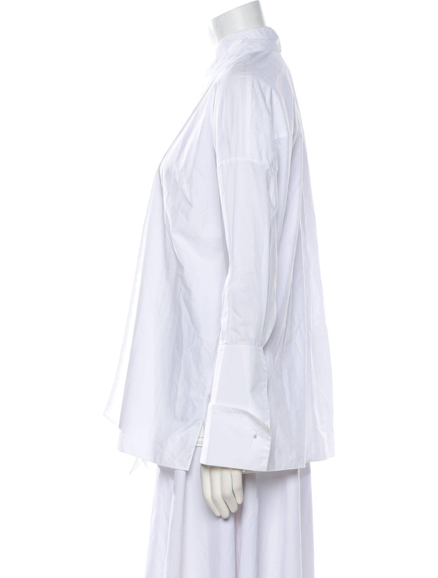 Alexandre Vauthier Long Sleeve Button-Up Top