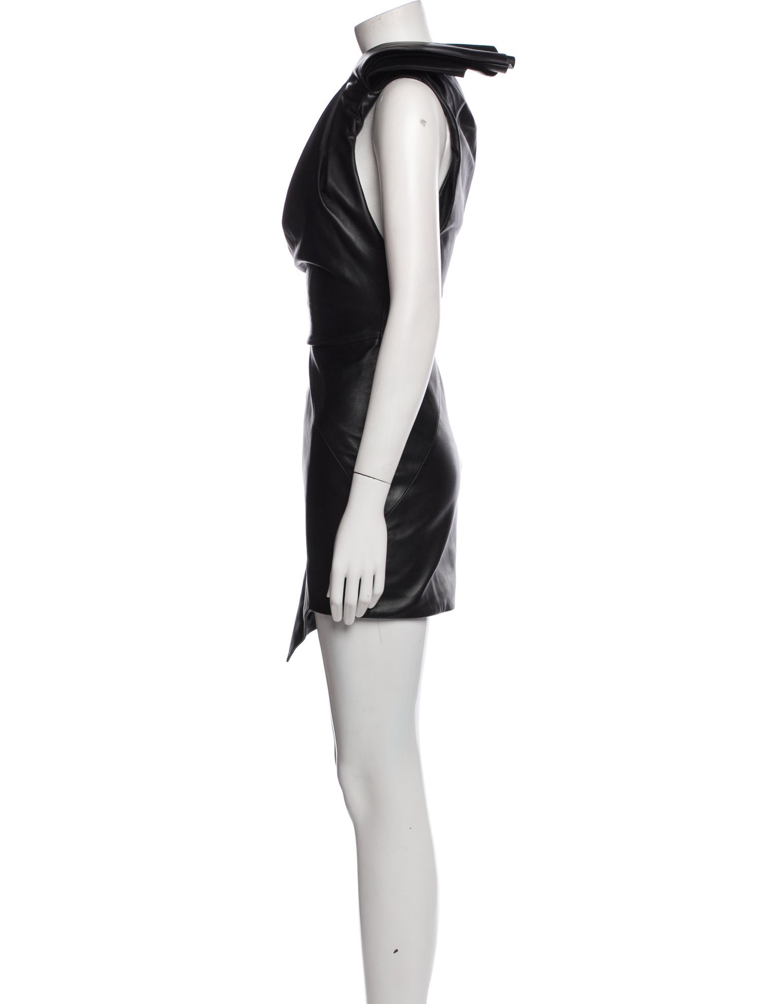 Alexandre Vauthier Lambskin Mini Dress