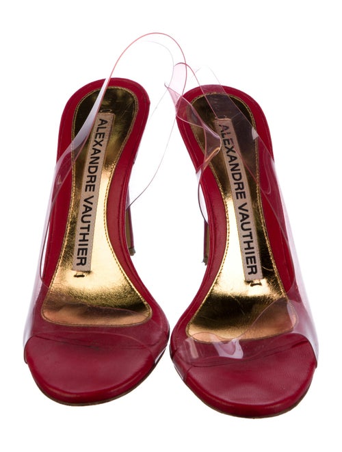 Alexandre Vauthier PVC Slides