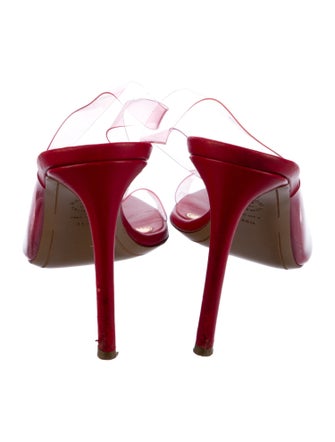 Alexandre Vauthier PVC Slides