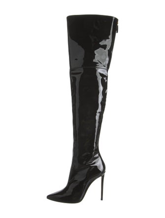 Alexandre Vauthier Patent Leather Boots