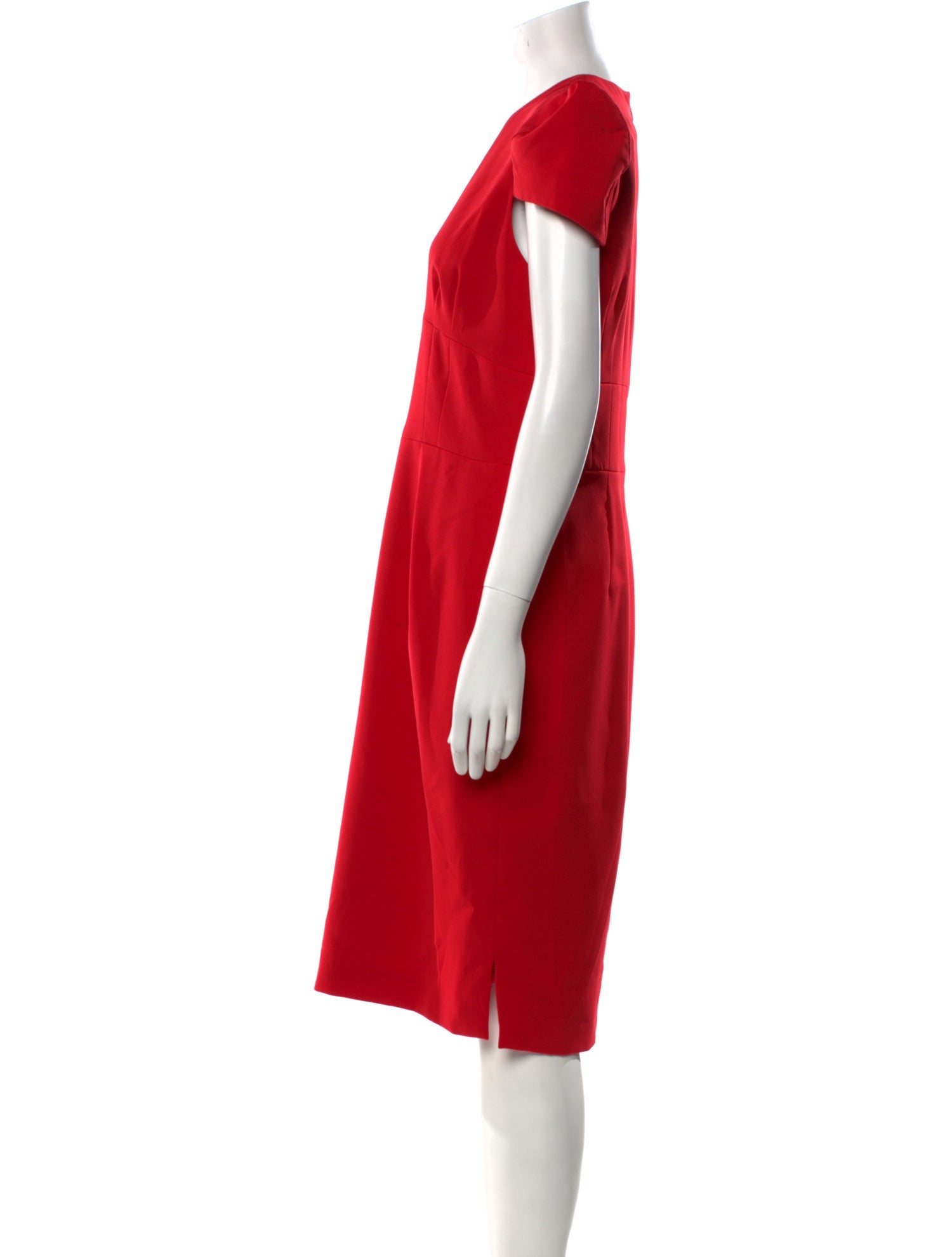 Alexandre Vauthier V-Neck Midi Length Dress