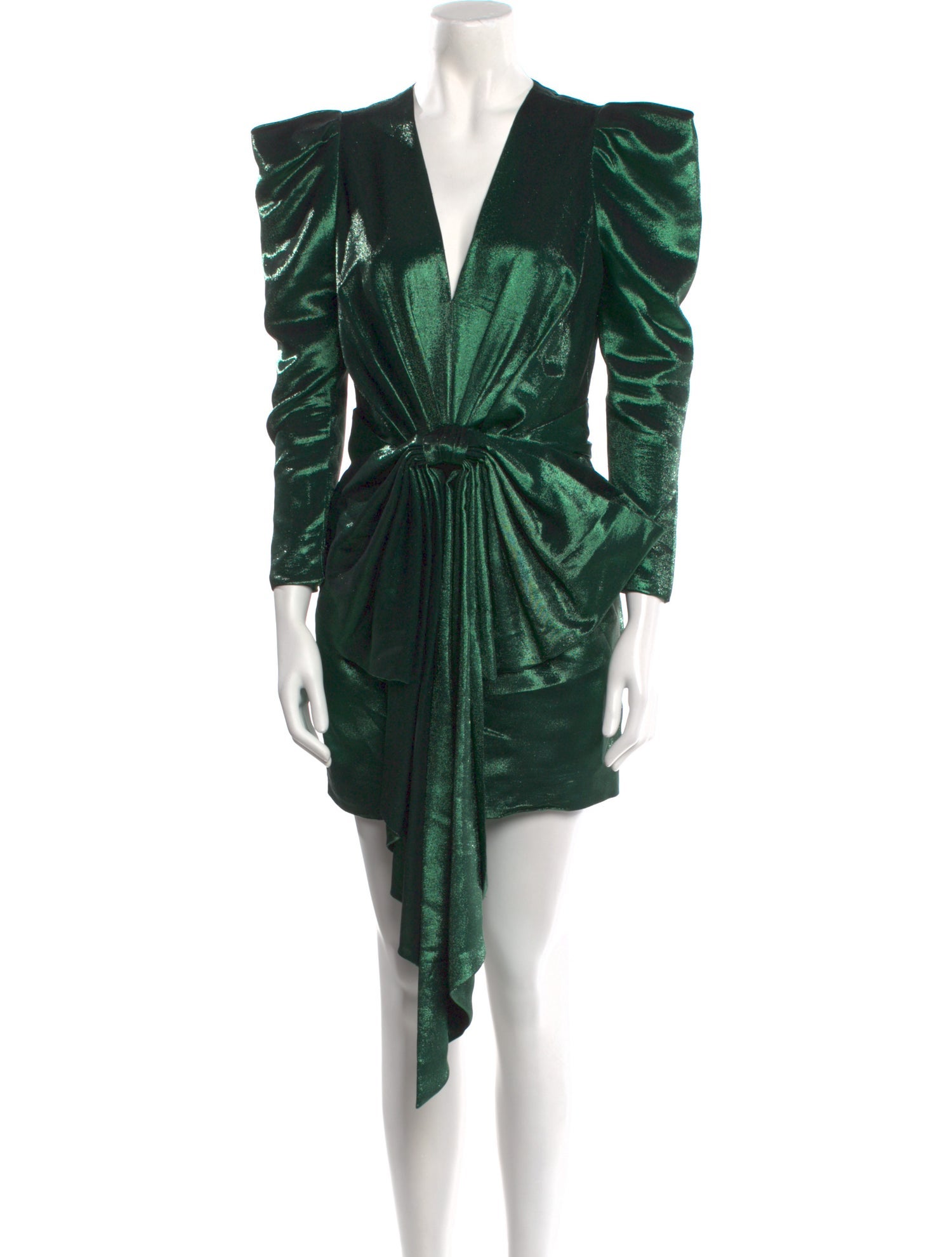 Alexandre Vauthier Silk Mini Dress