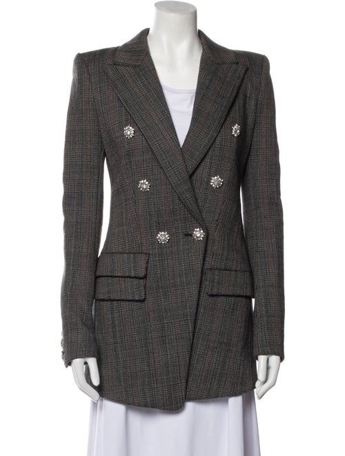 Alexandre Vauthier Plaid Print Blazer