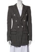 Alexandre Vauthier Plaid Print Blazer