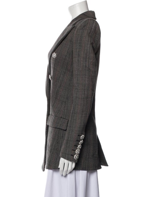 Alexandre Vauthier Plaid Print Blazer