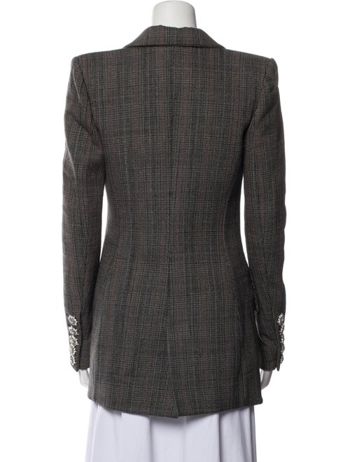 Alexandre Vauthier Plaid Print Blazer