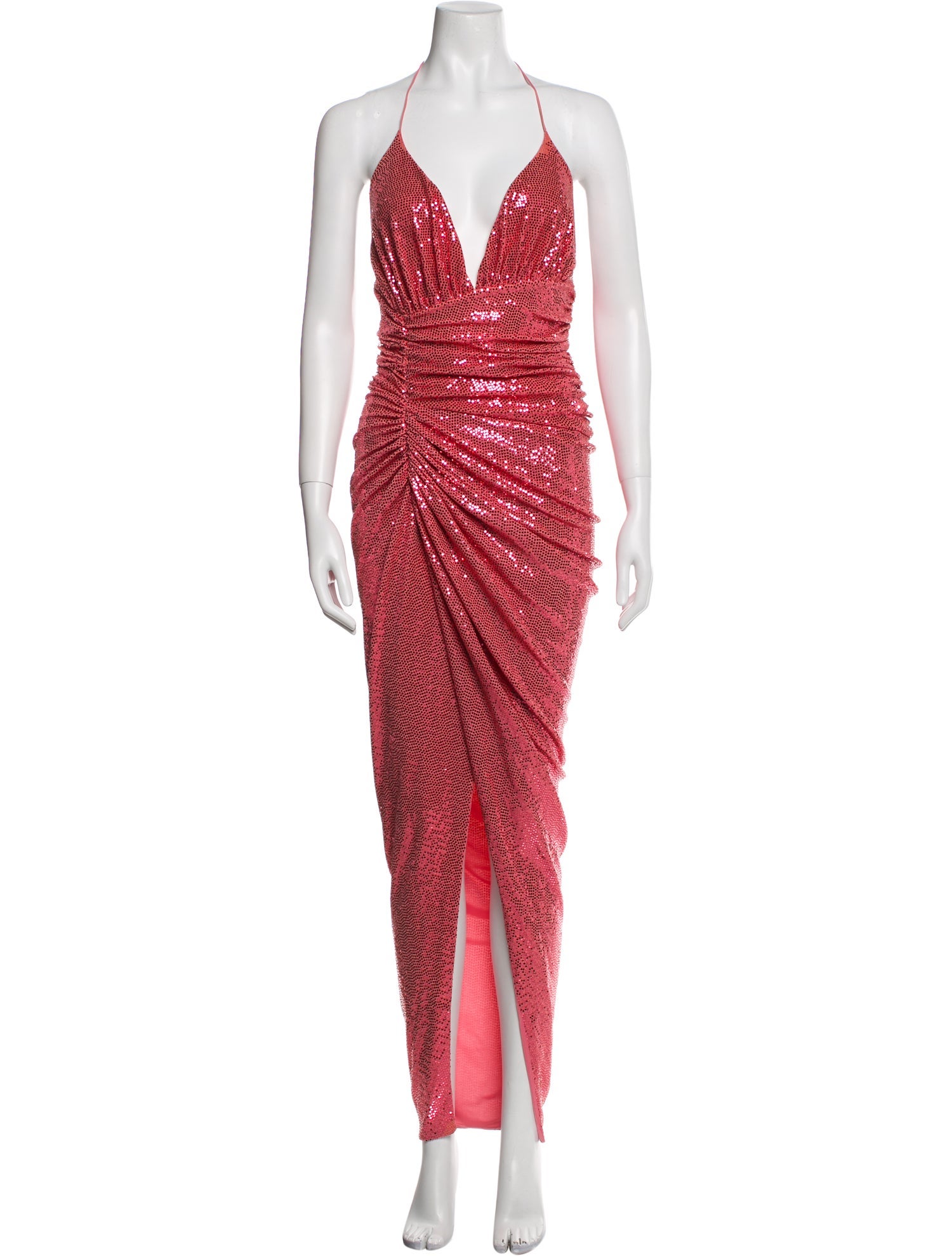 Alexandre Vauthier V-Neck Long Dress