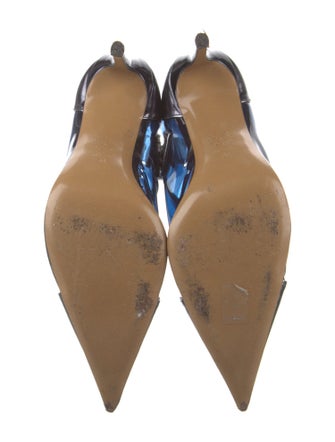 Alexandre Vauthier PVC Colorblock Pattern Boots