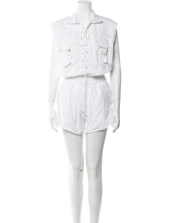 Alexandre Vauthier V-Neck Romper