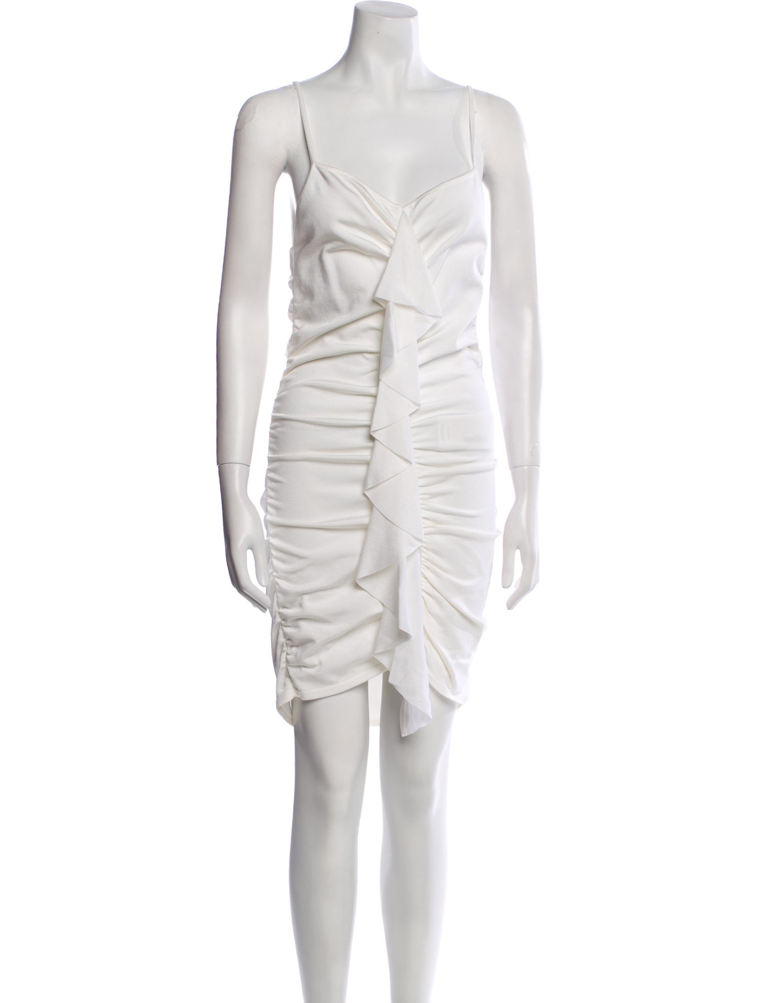 Alexandre Vauthier V-Neck Knee-Length Dress