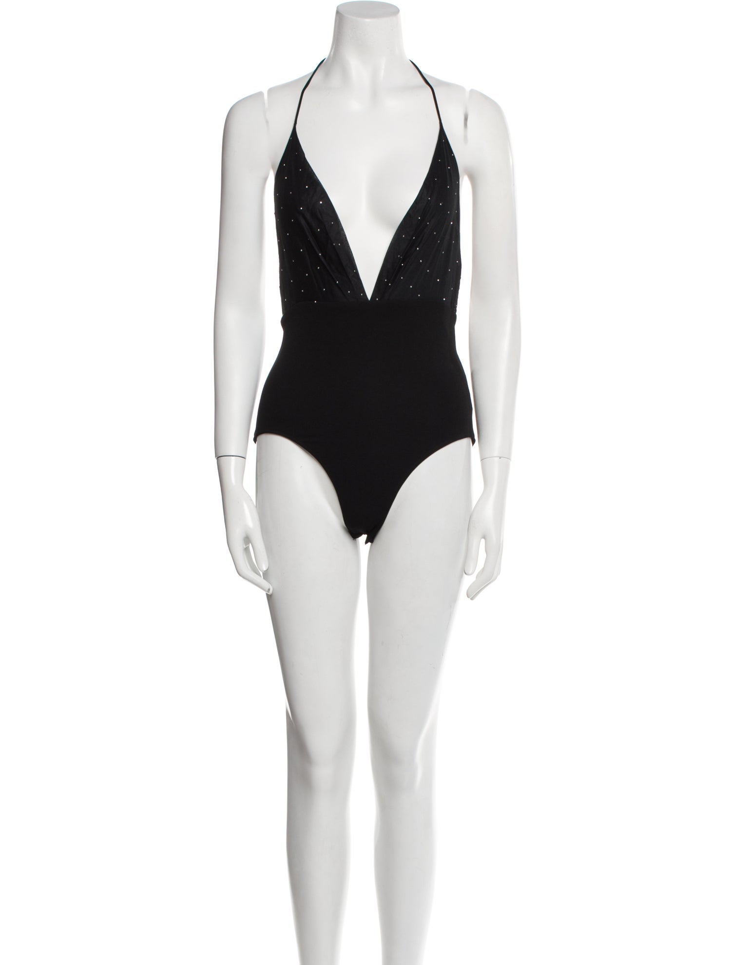 Alexandre Vauthier V-Neck Sleeveless Bodysuit